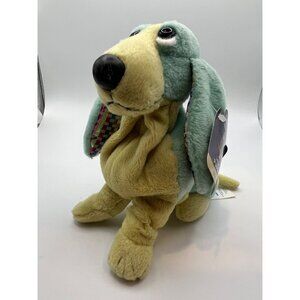 Hush Puppies Cascade Blue 5” Bean Bag Plush W Tag Applause Plush Basset‎ Hound
